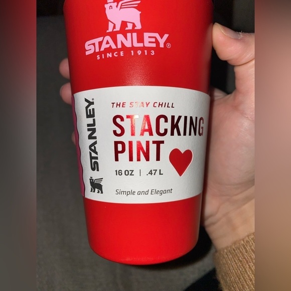 Stanley 16 oz Adventure Stainless Steel Everyday Stacking
Pint Cup Target Red - Picture 3 of 6